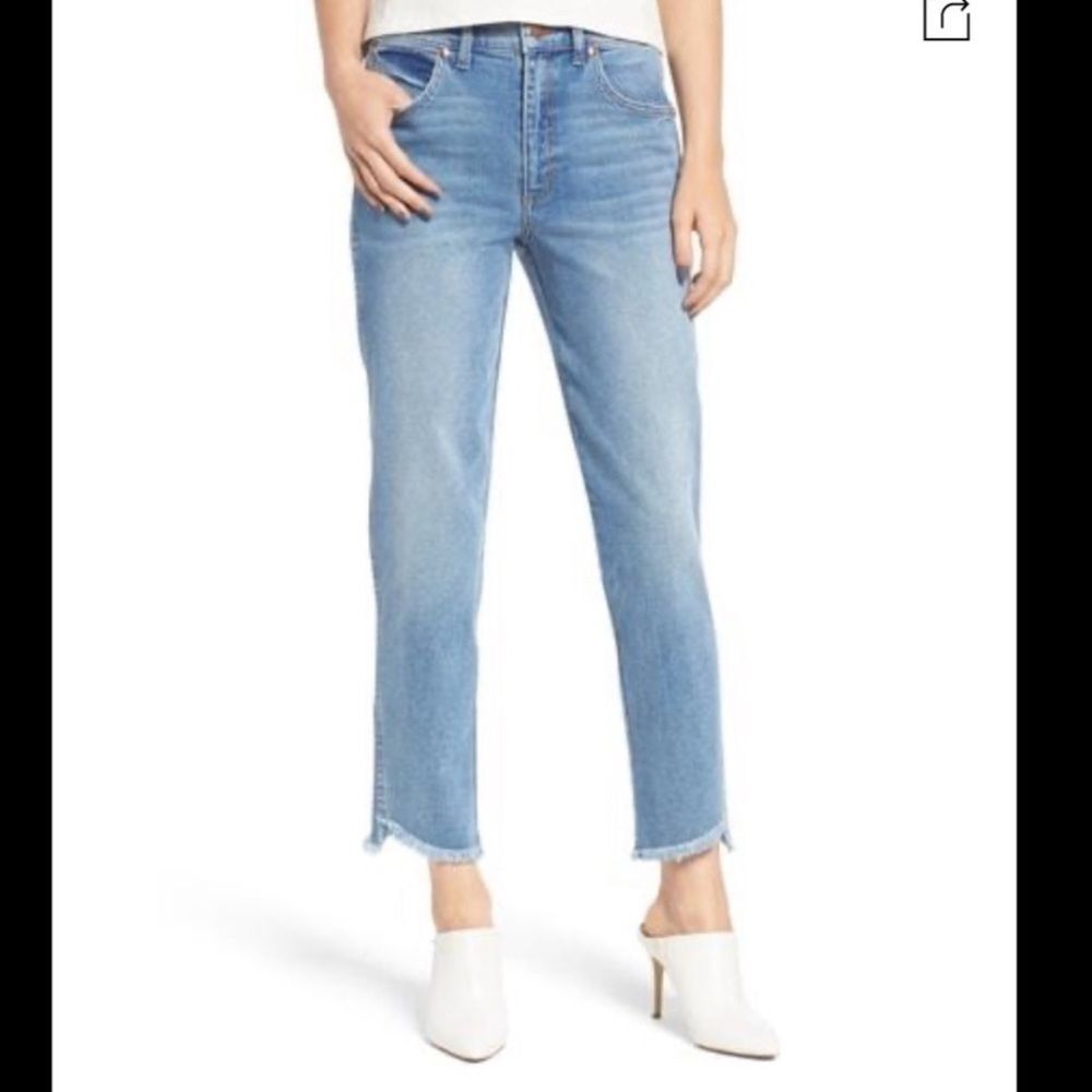 Wrangler Light Blue Ankle Crop Jeans